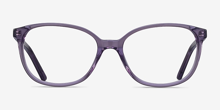 Thelma Purple Acetate Eyeglass Frames from EyeBuyDirect