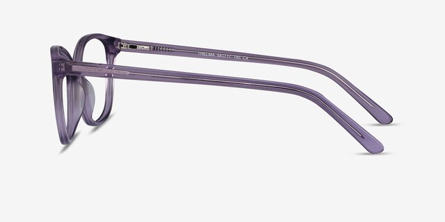Thelma Purple AcetateEyeglass Frames from EyeBuyDirect, Side View