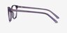 Thelma Purple AcetateEyeglass Frames from EyeBuyDirect, Side View