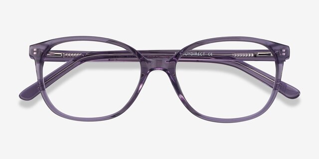 Thelma Purple AcetateEyeglass Frames from EyeBuyDirect, Closed View