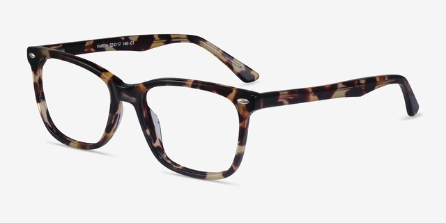 Varda Tortoise AcetateEyeglass Frames from EyeBuyDirect, Angle View
