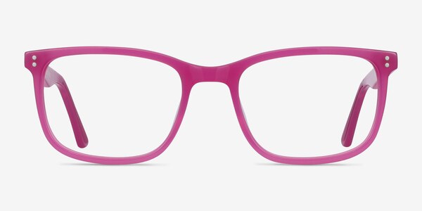 Lugano Fuchsia Pink Acetate Eyeglass Frames