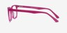 Lugano Fuchsia Pink AcetateEyeglass Frames from EyeBuyDirect, Side View