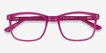 Lugano Fuchsia Pink AcetateEyeglass Frames from EyeBuyDirect, Closed View