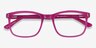 Lugano Fuchsia Pink AcetateEyeglass Frames from EyeBuyDirect, Closed View