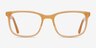 Lugano Light Orange AcetateEyeglass Frames from EyeBuyDirect, Front View