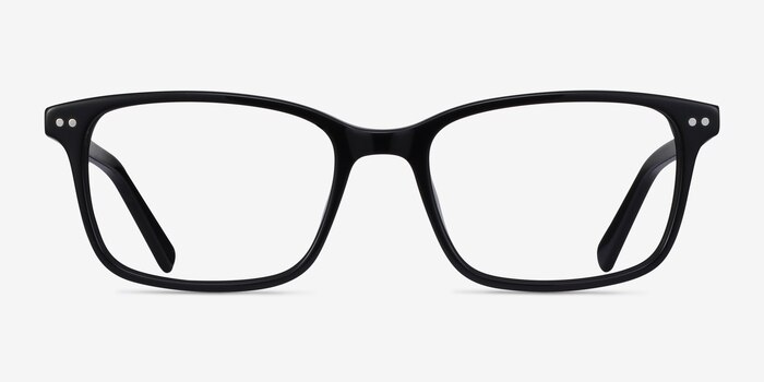 Basel Noir Acétate Montures de lunettes de vue d'EyeBuyDirect