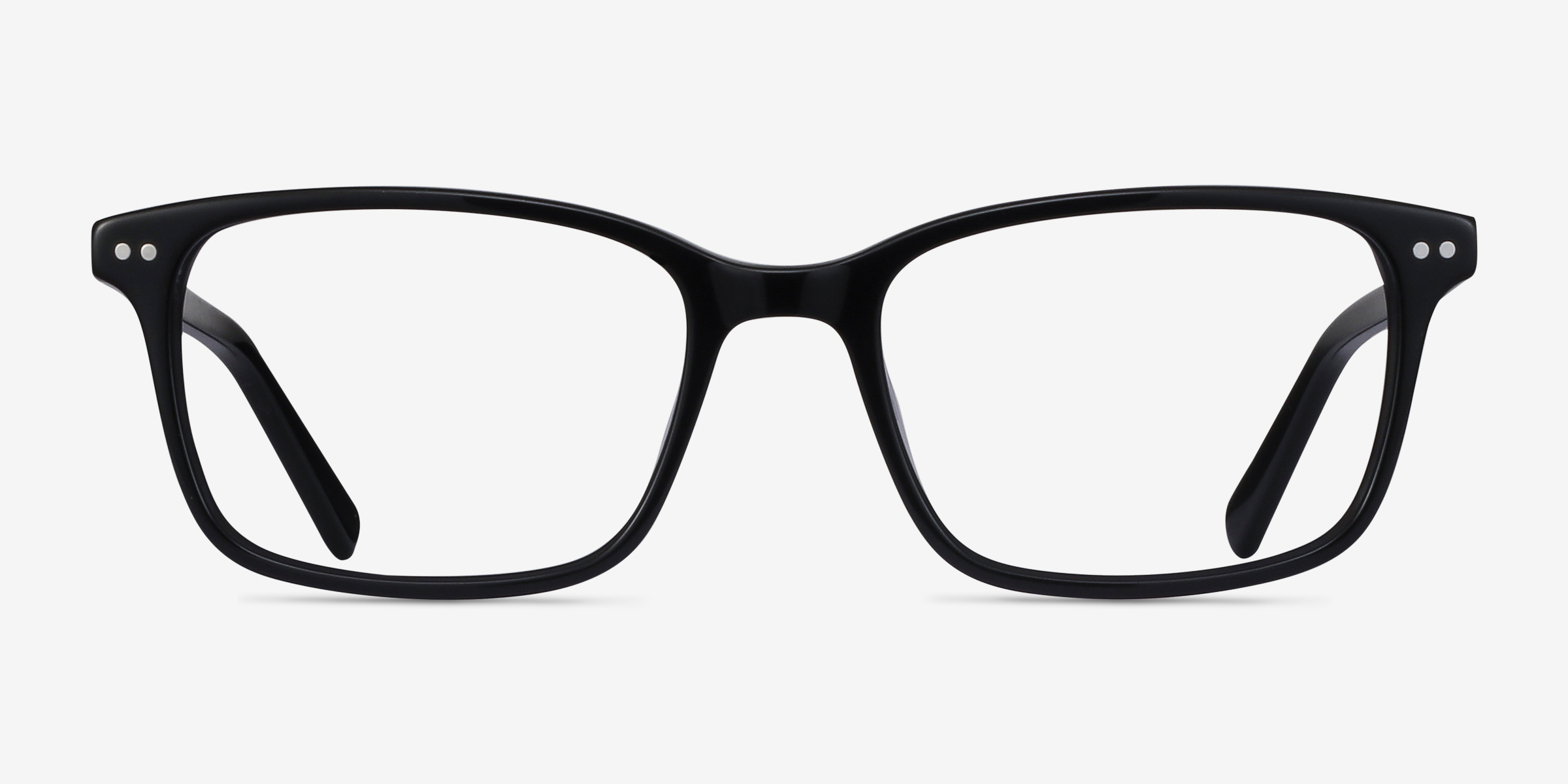 Basel Rectangle Black Full Rim Eyeglasses Eyebuydirect