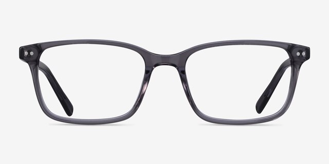 Basel Gray AcetateEyeglass Frames from EyeBuyDirect, Front View