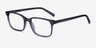 Basel Gray AcetateEyeglass Frames from EyeBuyDirect, Angle View