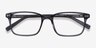 Basel Gray AcetateEyeglass Frames from EyeBuyDirect, Closed View