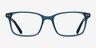Basel Green Blue AcetateEyeglass Frames from EyeBuyDirect, Front View