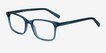 Basel Green Blue AcetateEyeglass Frames from EyeBuyDirect, Angle View
