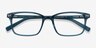 Basel Green Blue AcetateEyeglass Frames from EyeBuyDirect, Closed View