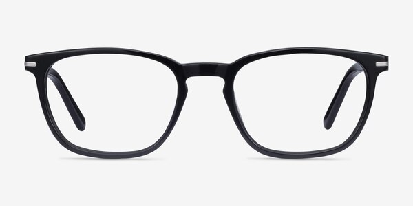 Camille Black Acetate Eyeglass Frames