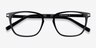 Camille Black AcetateEyeglass Frames from EyeBuyDirect, Closed View