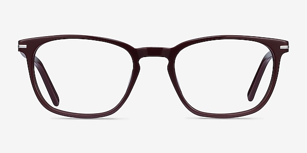 Camille Burgundy Acétate Montures de lunettes de vue