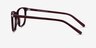 Camille Burgundy AcetateEyeglass Frames from EyeBuyDirect, Side View