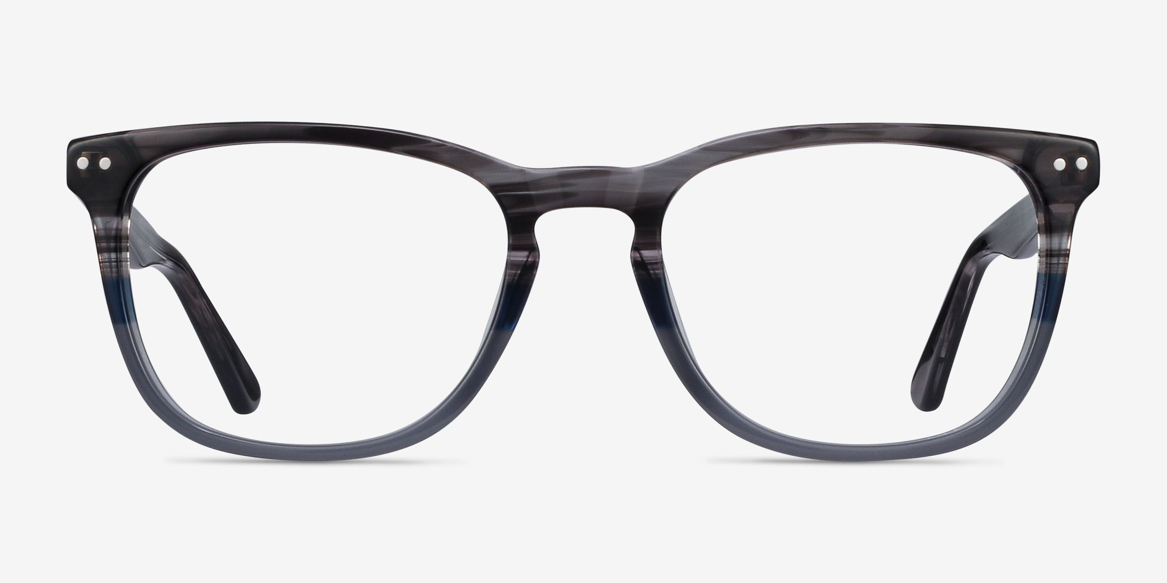 Gato Rectangle Gray Striped Full Rim Eyeglasses Eyebuydirect