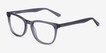Gato Gray AcetateEyeglass Frames from EyeBuyDirect, Angle View