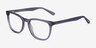 Gato Gray AcetateEyeglass Frames from EyeBuyDirect, Angle View