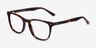 Gato Écailles AcétateMontures de lunettes de vue d'EyeBuyDirect, Vue d'Angle