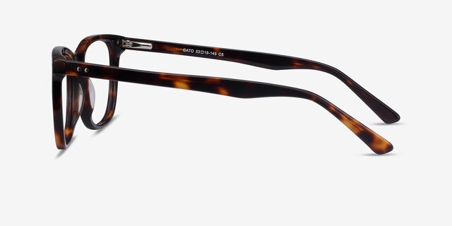 Gato Écailles AcétateMontures de lunettes de vue d'EyeBuyDirect, Vue de Côté