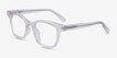 Lighthouse Clear AcetateEyeglass Frames from EyeBuyDirect, Angle View