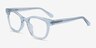 Lighthouse Clear Blue AcétateMontures de lunettes de vue d'EyeBuyDirect, Vue d'Angle