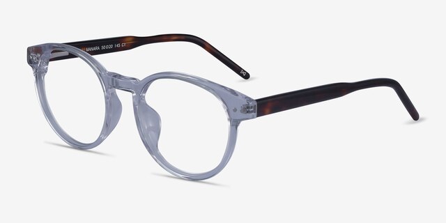 Manara Clear AcetateEyeglass Frames from EyeBuyDirect, Angle View