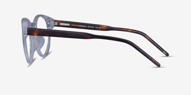 Manara Clear AcetateEyeglass Frames from EyeBuyDirect, Side View