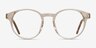 Manara Champagne AcetateEyeglass Frames from EyeBuyDirect, Front View