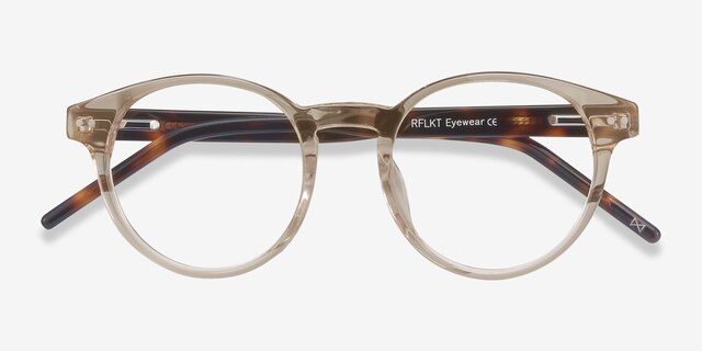 Manara Champagne AcetateEyeglass Frames from EyeBuyDirect, Closed View