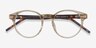 Manara Champagne AcetateEyeglass Frames from EyeBuyDirect, Closed View