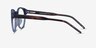 Manara Blue Gray AcetateEyeglass Frames from EyeBuyDirect, Side View
