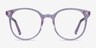 Noun Violet AcétateMontures de lunettes de vue d'EyeBuyDirect, Vue de Face