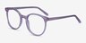 Noun Violet AcétateMontures de lunettes de vue d'EyeBuyDirect, Vue d'Angle