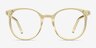 Noun Jaune AcétateMontures de lunettes de vue d'EyeBuyDirect, Vue de Face