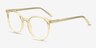 Noun Jaune AcétateMontures de lunettes de vue d'EyeBuyDirect, Vue d'Angle