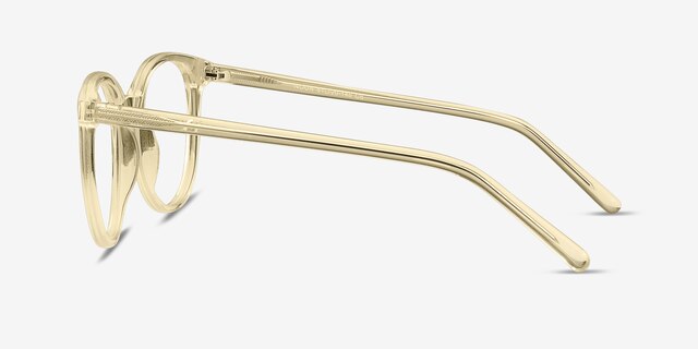 Noun Jaune AcétateMontures de lunettes de vue d'EyeBuyDirect, Vue de Côté