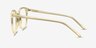 Noun Jaune AcétateMontures de lunettes de vue d'EyeBuyDirect, Vue de Côté
