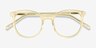 Noun Jaune AcétateMontures de lunettes de vue d'EyeBuyDirect, Vue Rapprochée