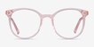 Noun Pink AcetateEyeglass Frames from EyeBuyDirect, Front View