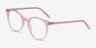 Noun Rose AcétateMontures de lunettes de vue d'EyeBuyDirect, Vue d'Angle