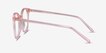 Noun Pink AcetateEyeglass Frames from EyeBuyDirect, Side View