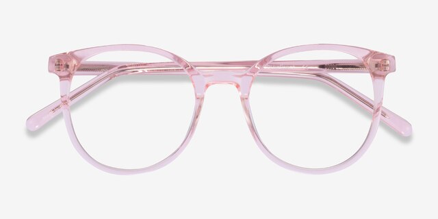 Noun Rose AcétateMontures de lunettes de vue d'EyeBuyDirect, Vue Rapprochée