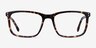 Connect Tortoise AcetateEyeglass Frames from EyeBuyDirect, Front View