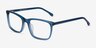 Connect Green Blue AcétateMontures de lunettes de vue d'EyeBuyDirect, Vue d'Angle