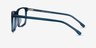 Connect Green Blue AcétateMontures de lunettes de vue d'EyeBuyDirect, Vue de Côté