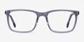 Connect Gray AcetateEyeglass Frames from EyeBuyDirect, Front View